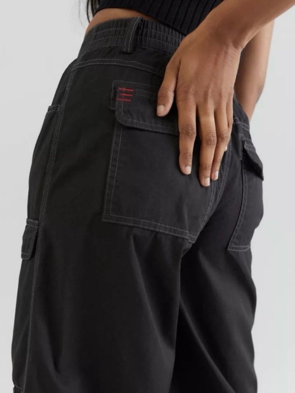 Urban Outfitters BDG Riley Cargo Pant Medium Black - Picture 2 of 16